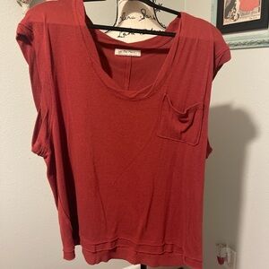 We The Free Red Rust Short Sleeve Tee